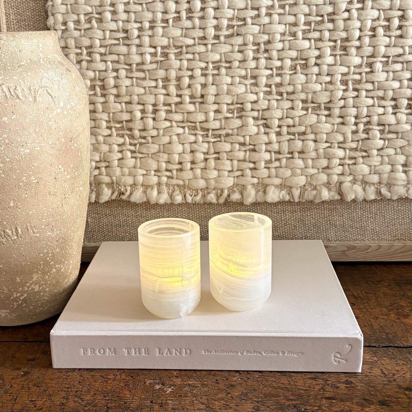 minimalist candle holders