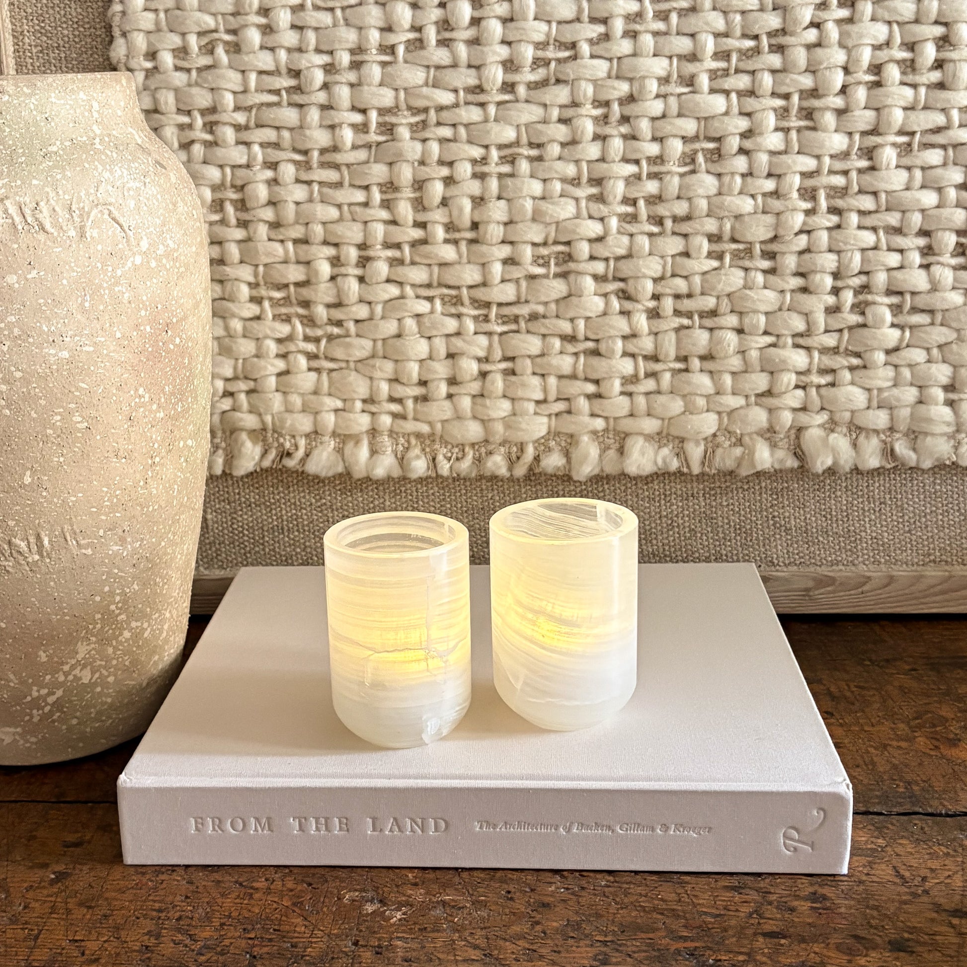 minimalist candle holders