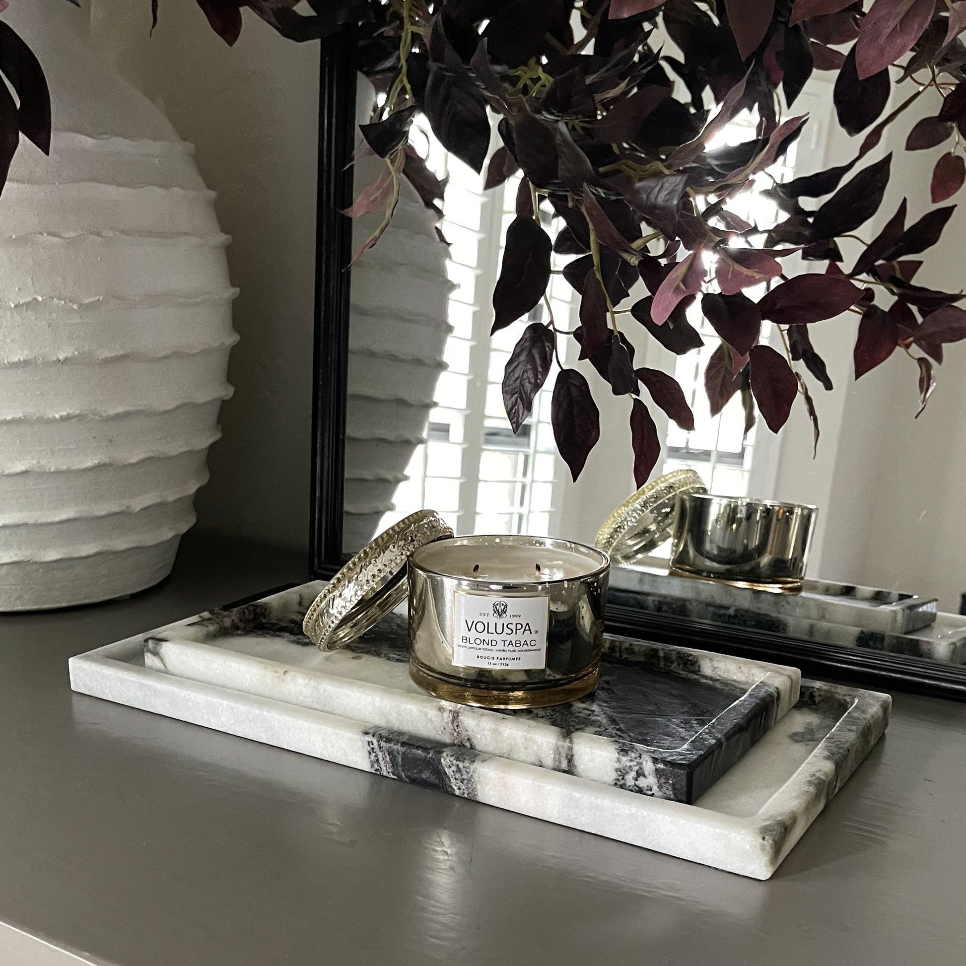 natural home accents, organic home decor, marble home decor