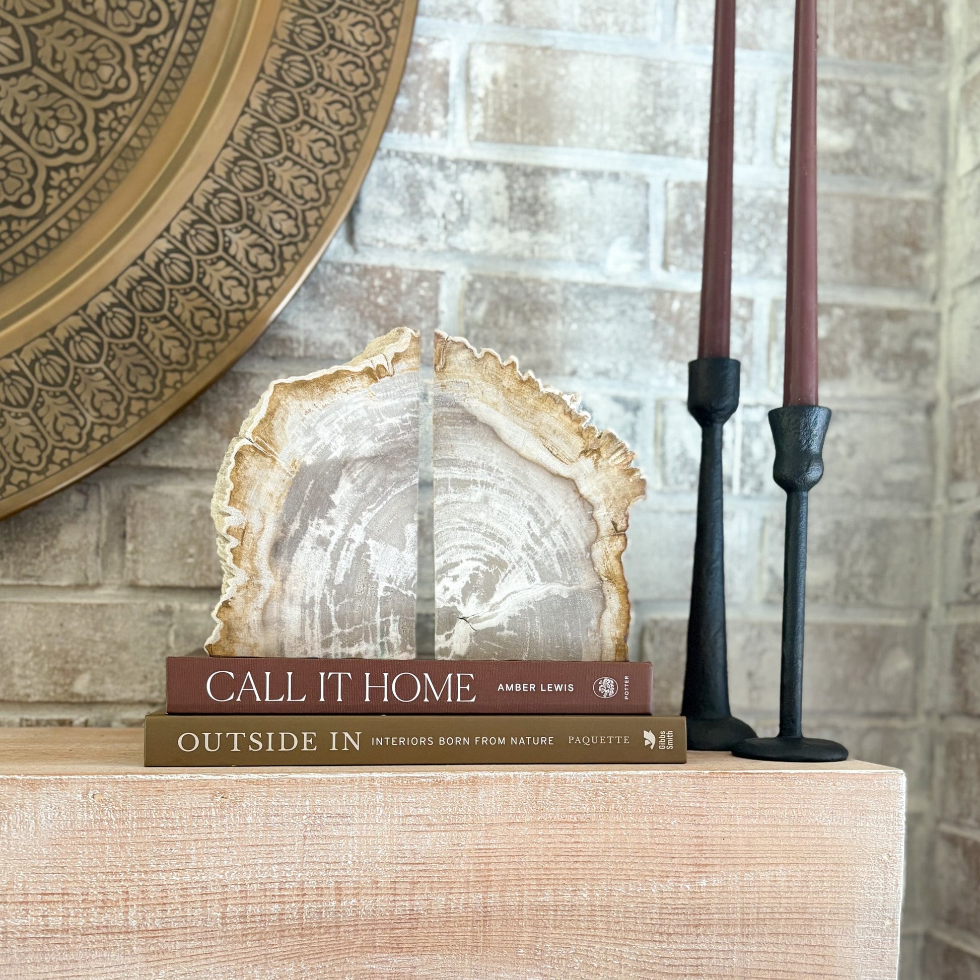 natural stone office decor