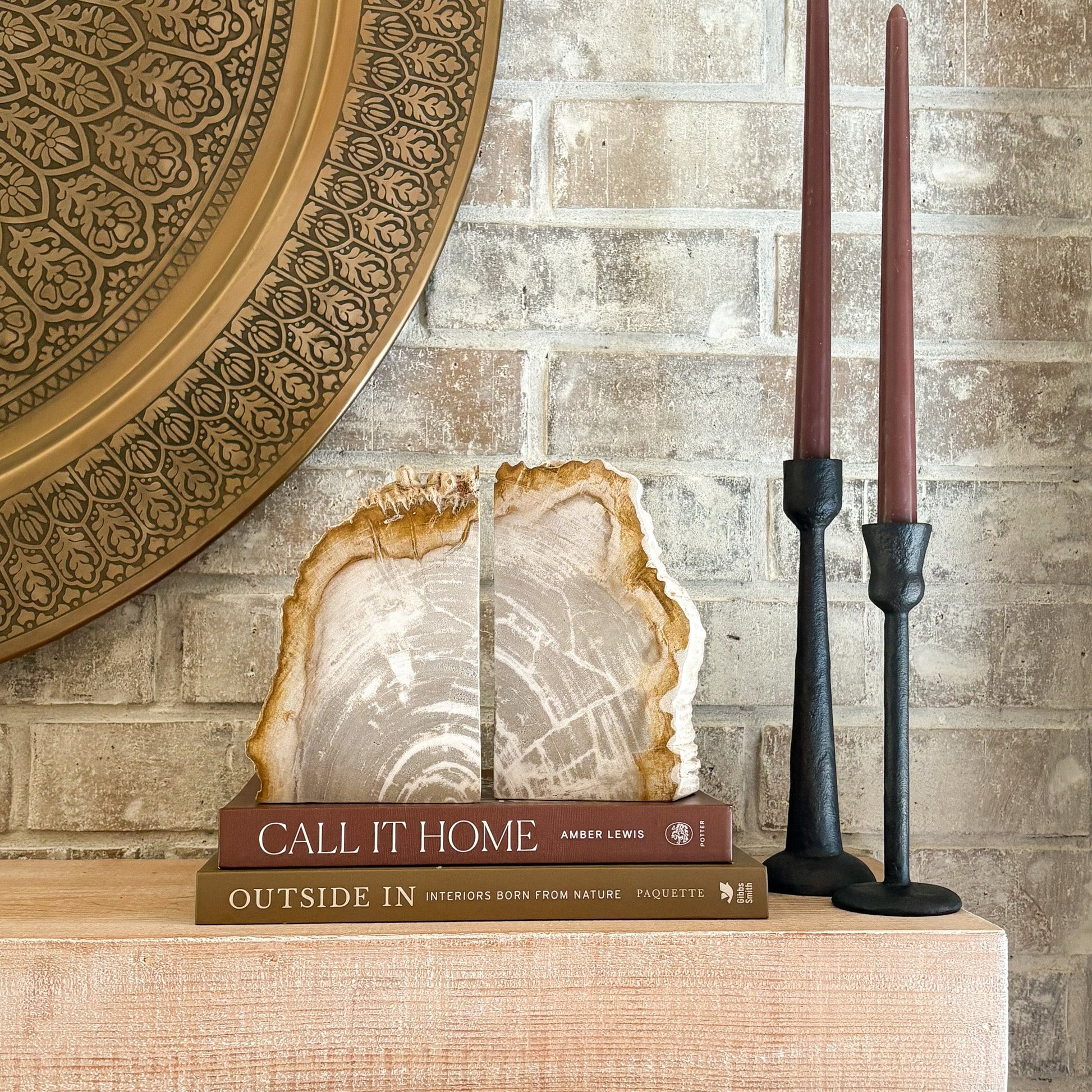 modern rustic office decor