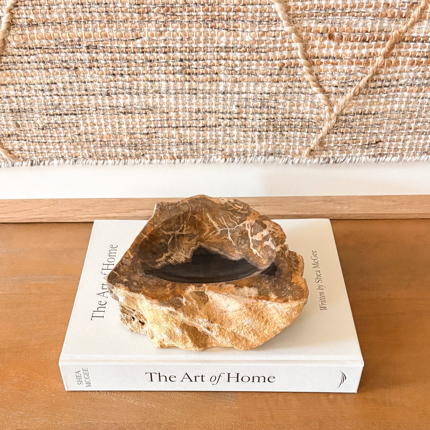 Small Indonesian Petrified Wood Bowl