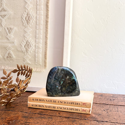 decorative labradorite statue