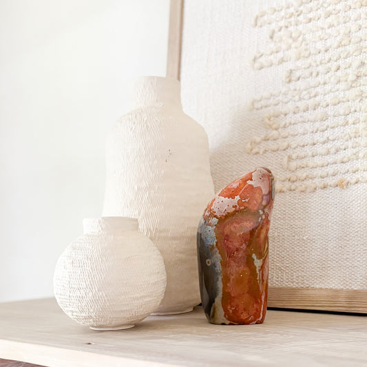 decorative jasper statue