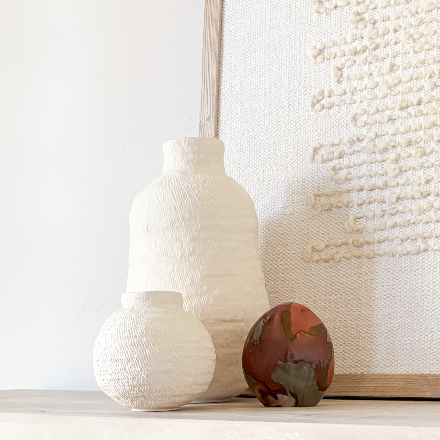Natural jasper home decor sculpture polished artisan stone accent