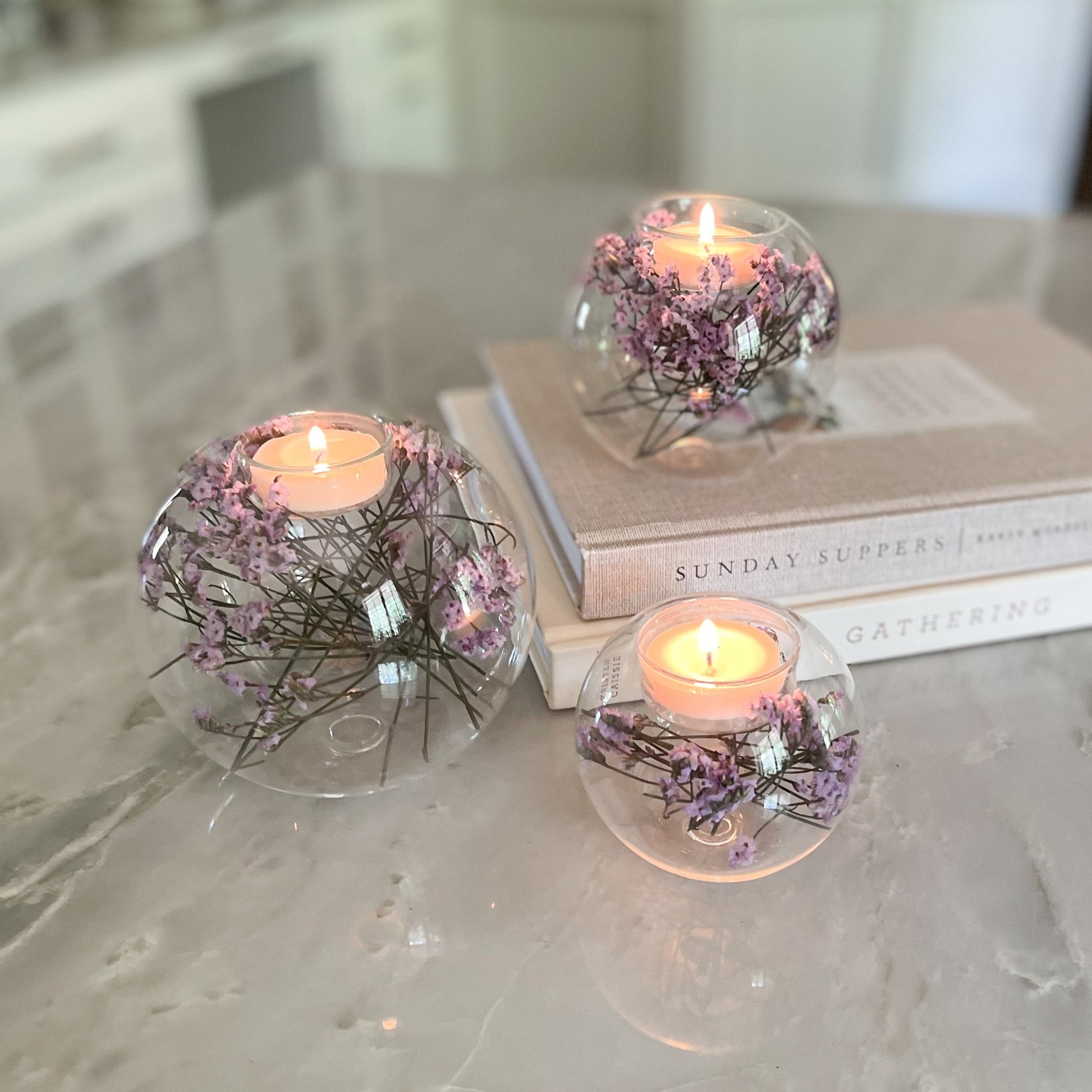 handmade tealight candle holders
