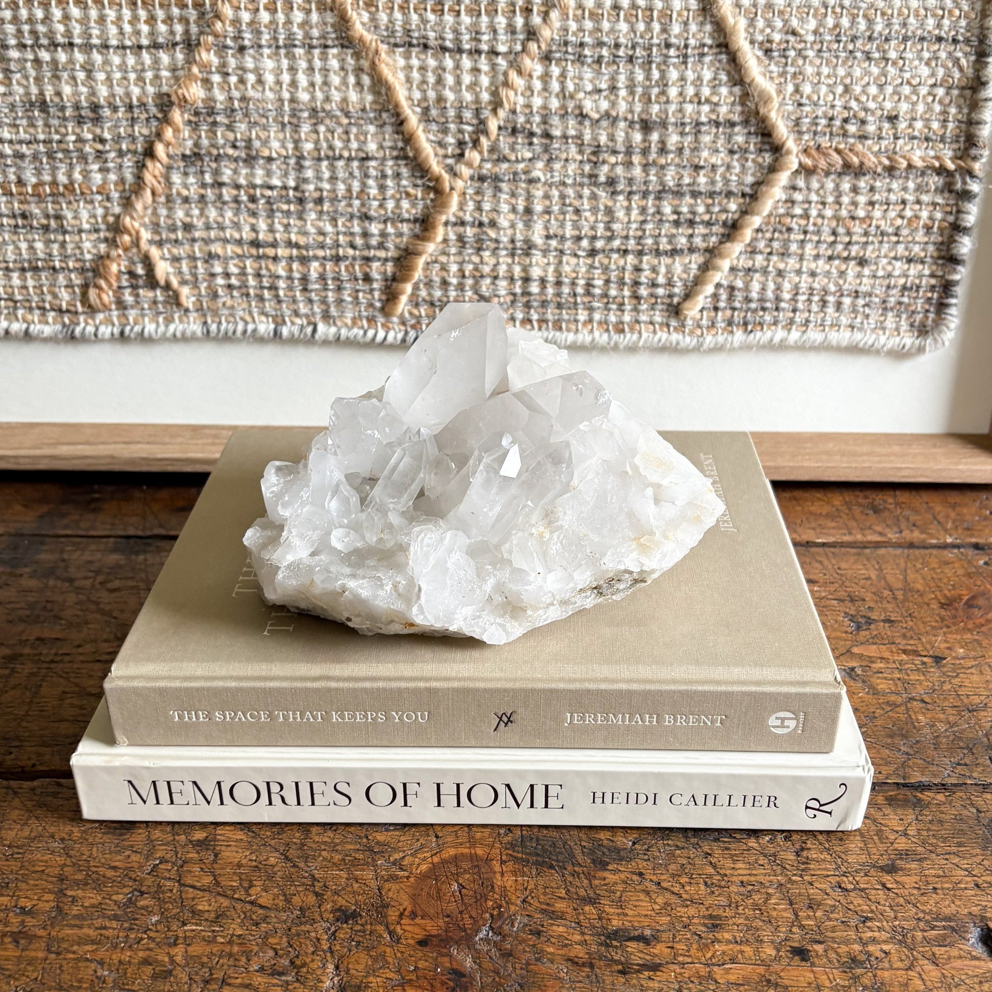 decorative clear quartz crystal