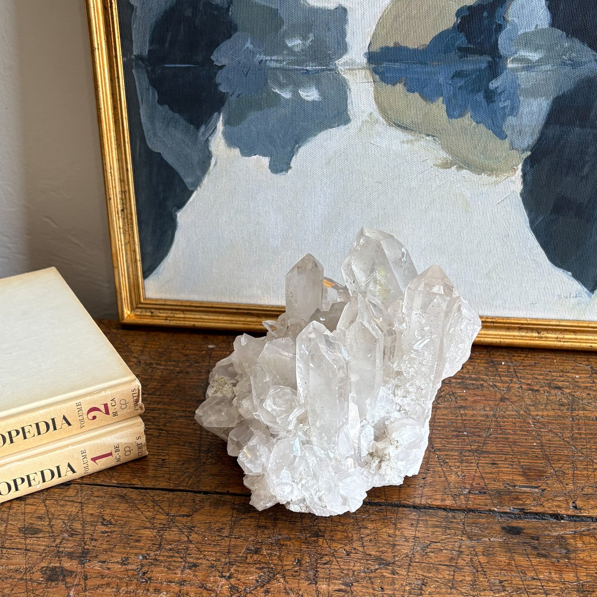 natural clear quartz crystal
