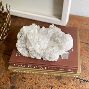 brazilian quartz crystal cluster, crystal home decor