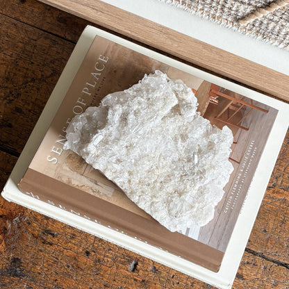 decorative clear quartz crystal cluster