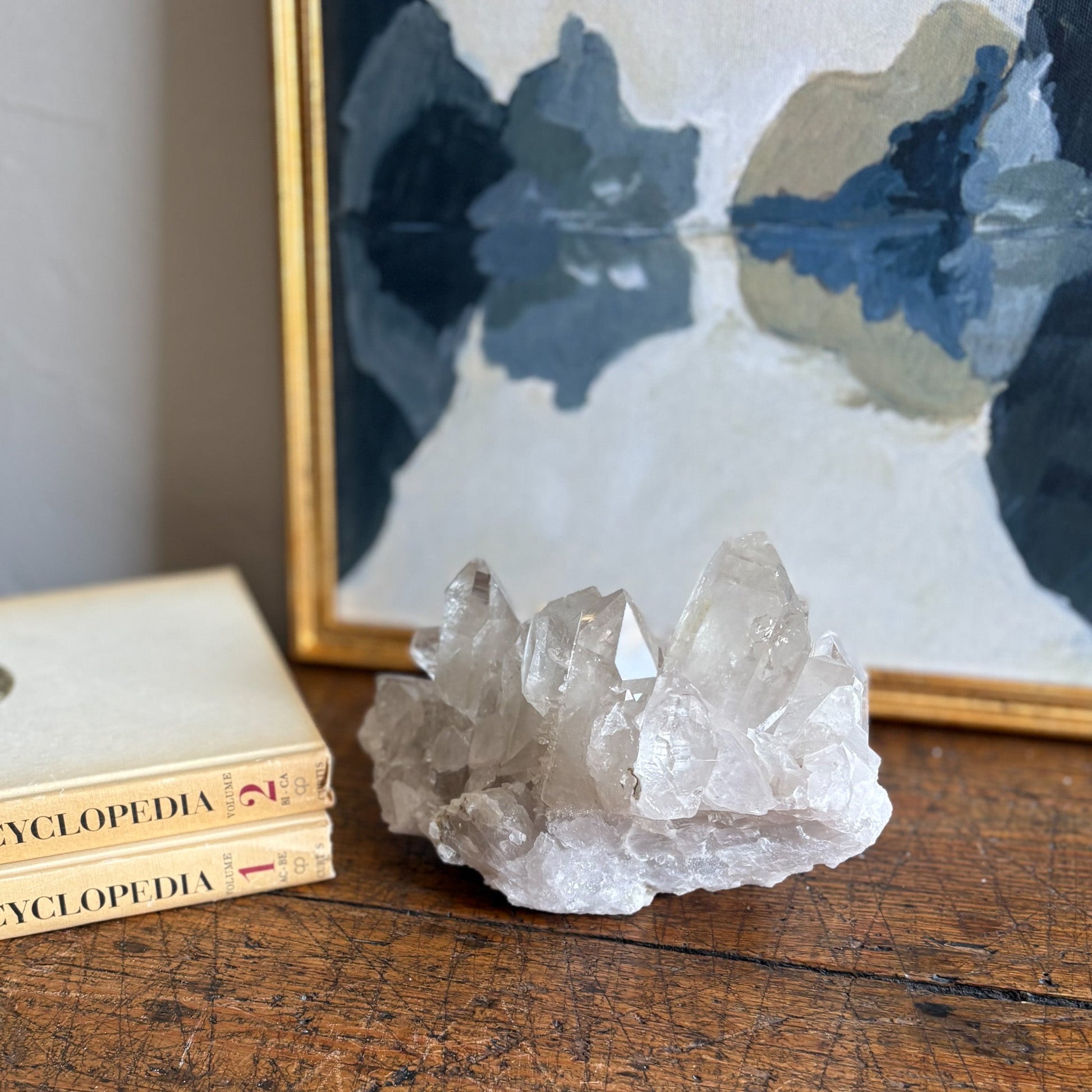 clear quartz geode