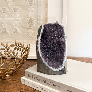 dark purple brazilian amethyst cathedral, natural home accents