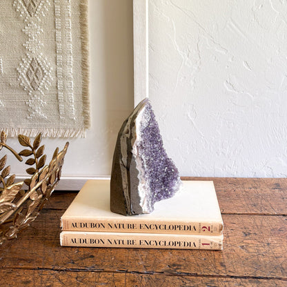 natural brazilian amethyst crystal statue