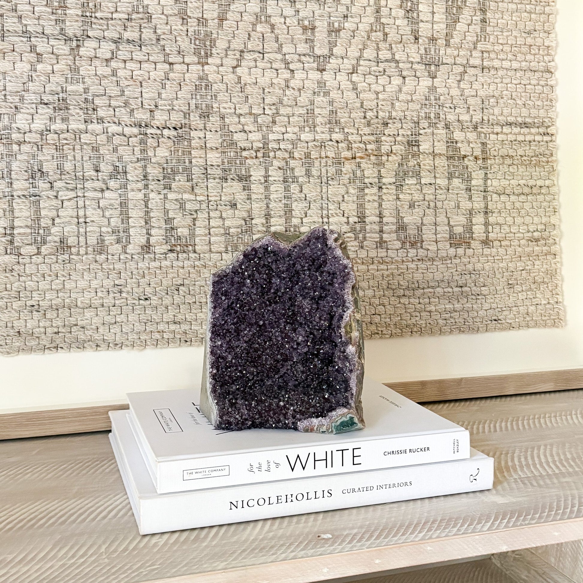 decorative natural amethyst crystal cluster