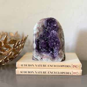 brazilian amethyst cathedral, crystal home decor