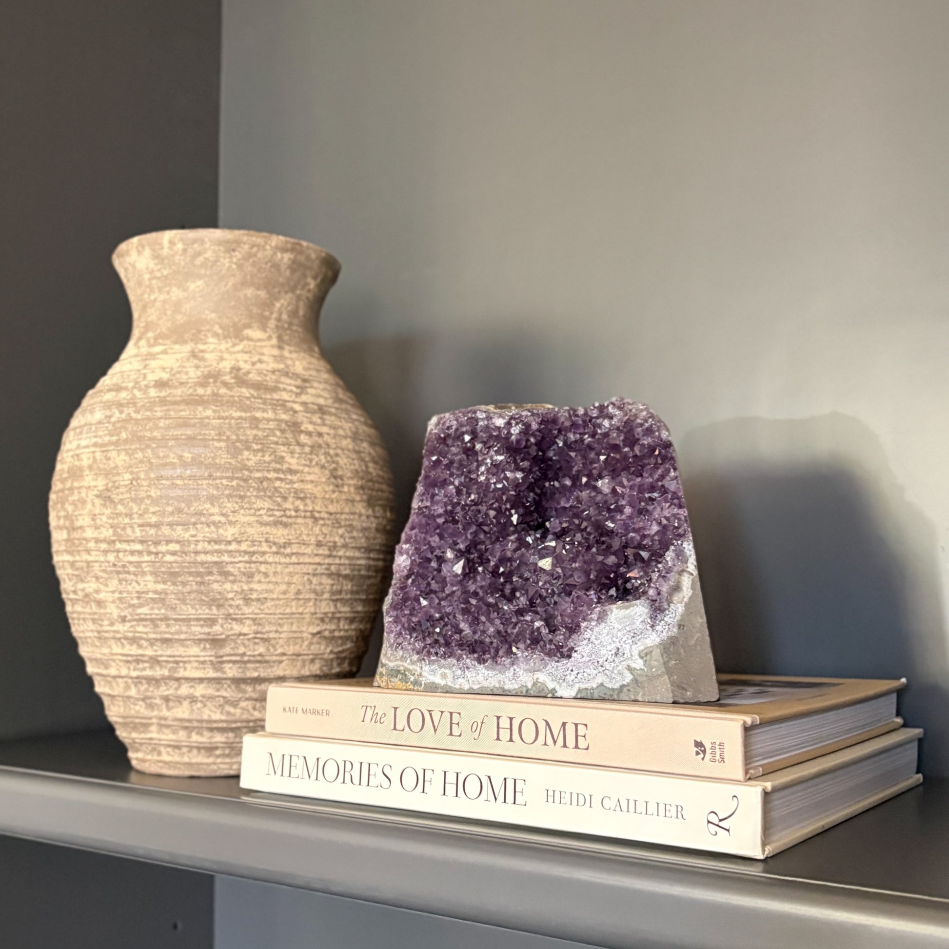 Decorative amethyst crystal