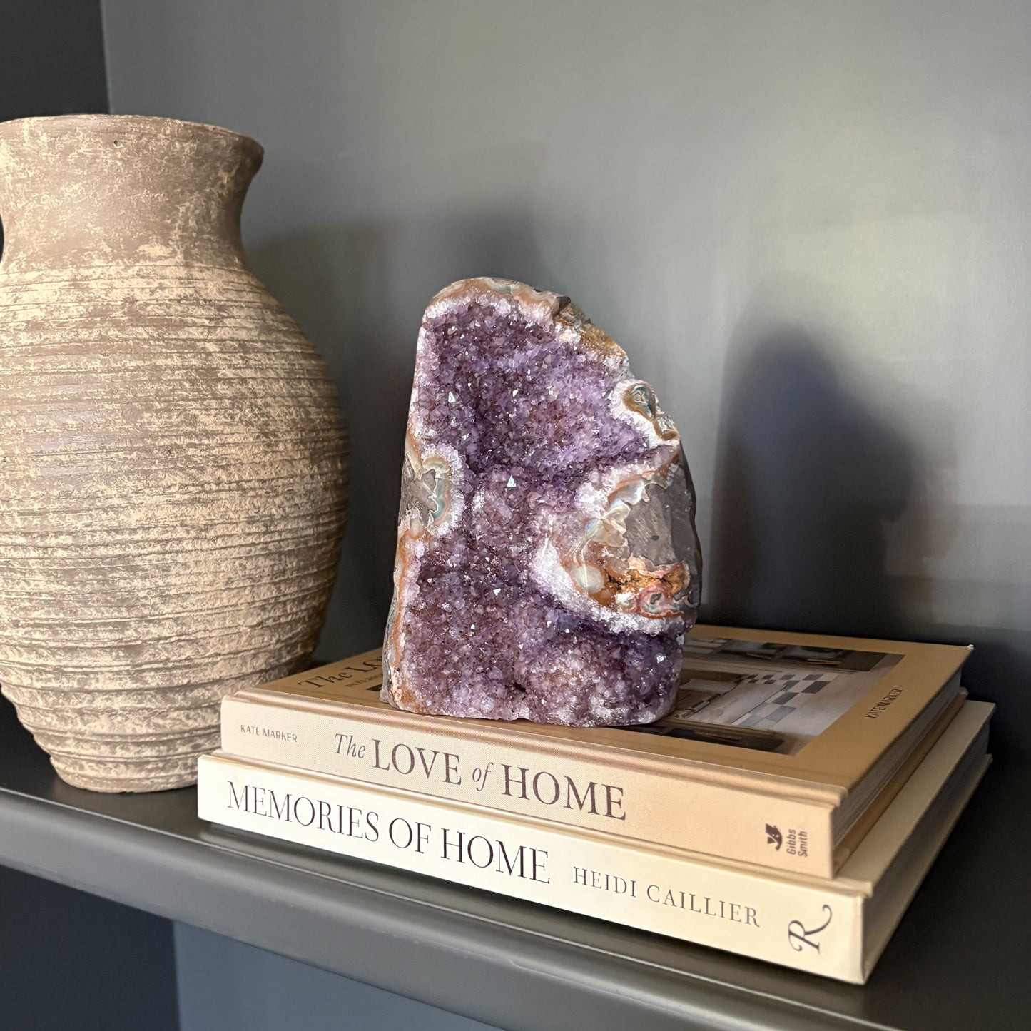 Decorative amethyst crystal