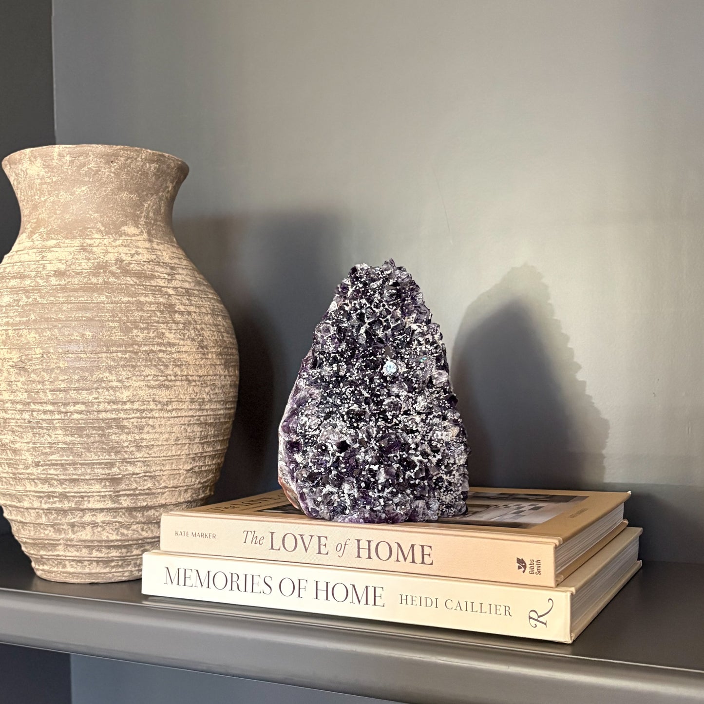 dark purple amethyst crystal