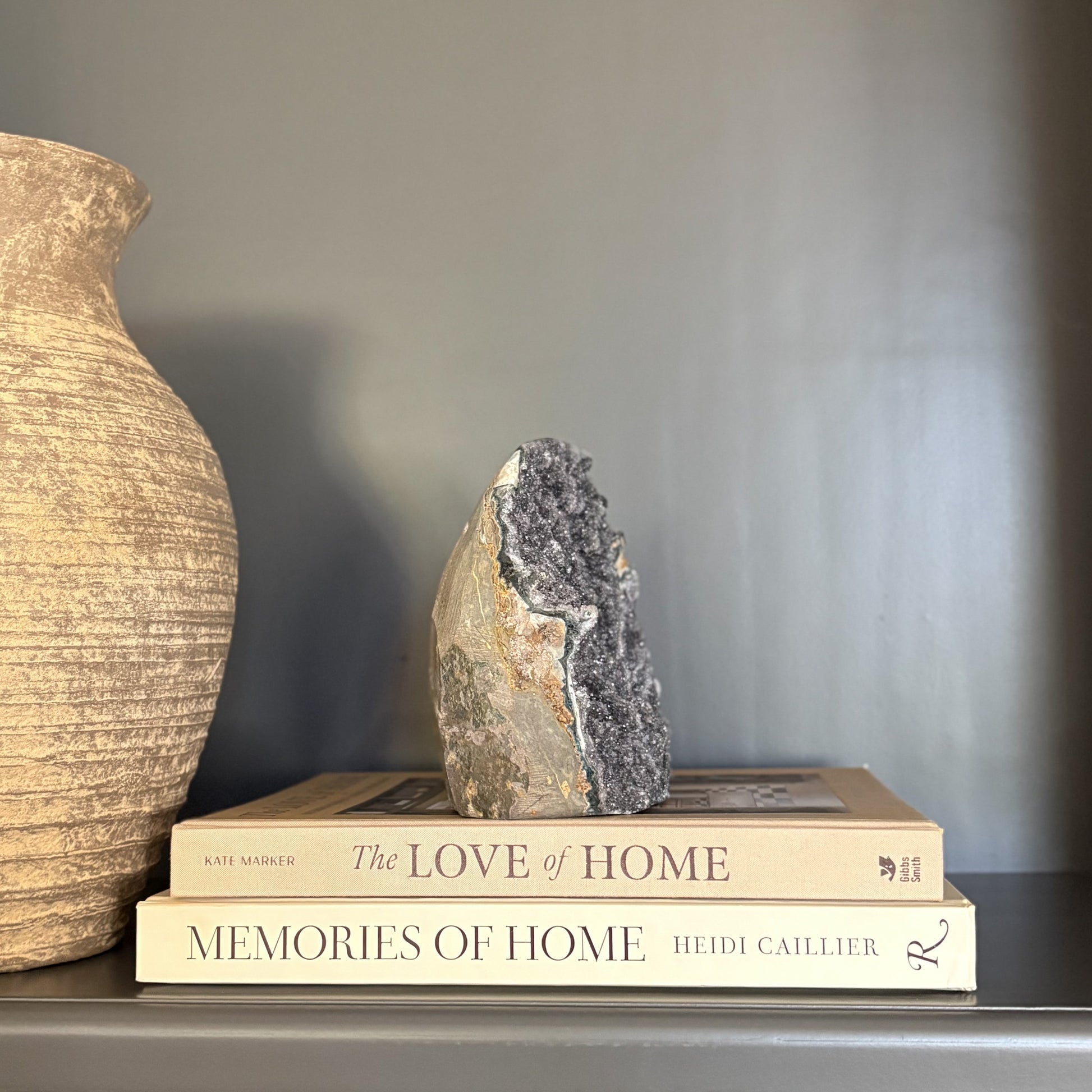 dark grey amethyst cathedral