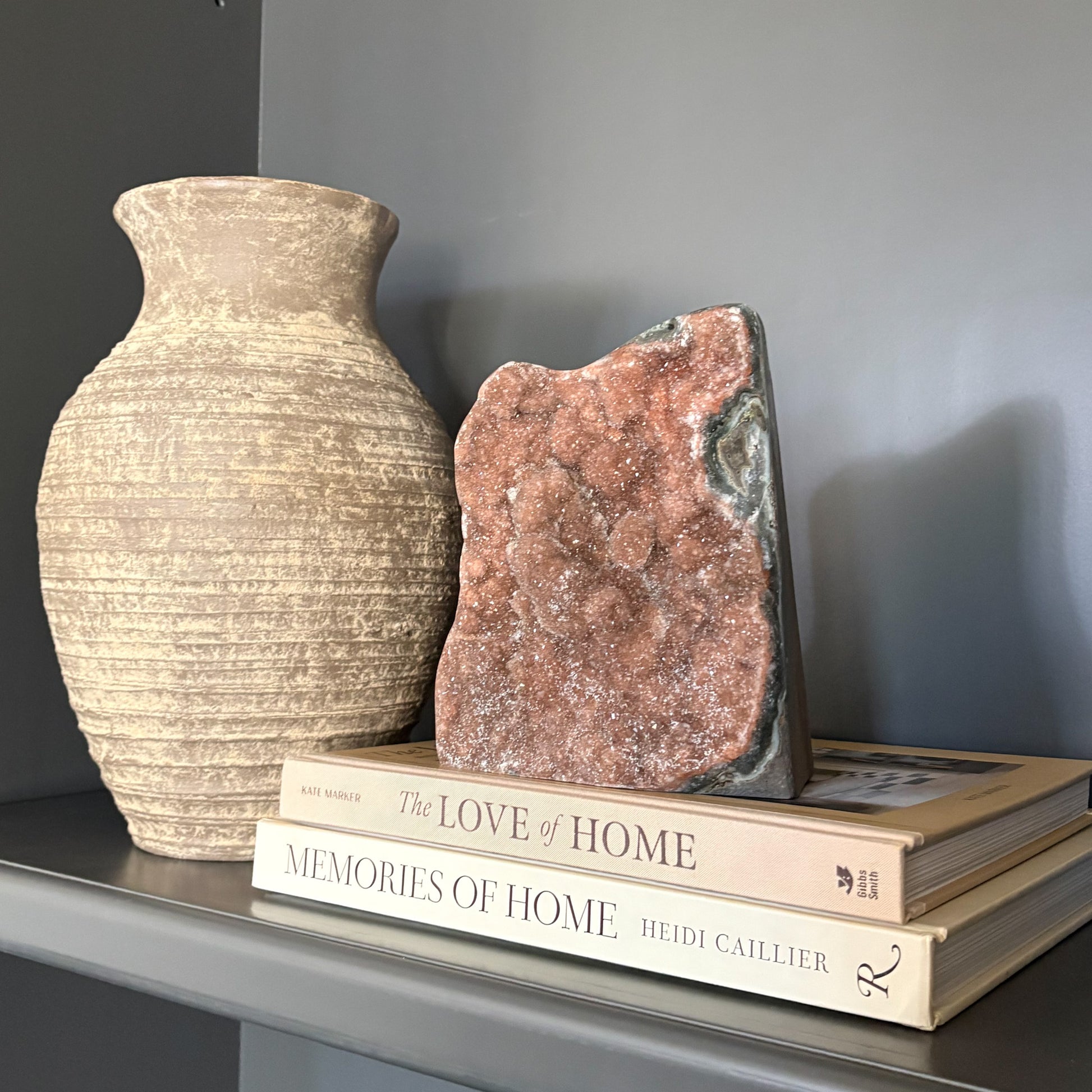 natural amethyst geode crystal decor