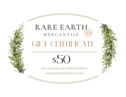 Rare Earth Mercantile Gift Certificate