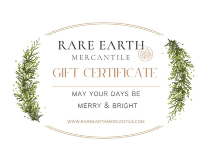Rare Earth Mercantile Gift Certificate