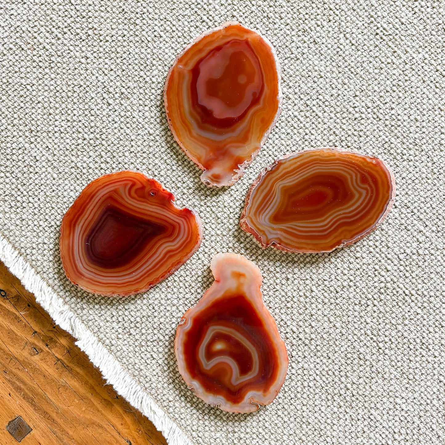 natural stone coaster set