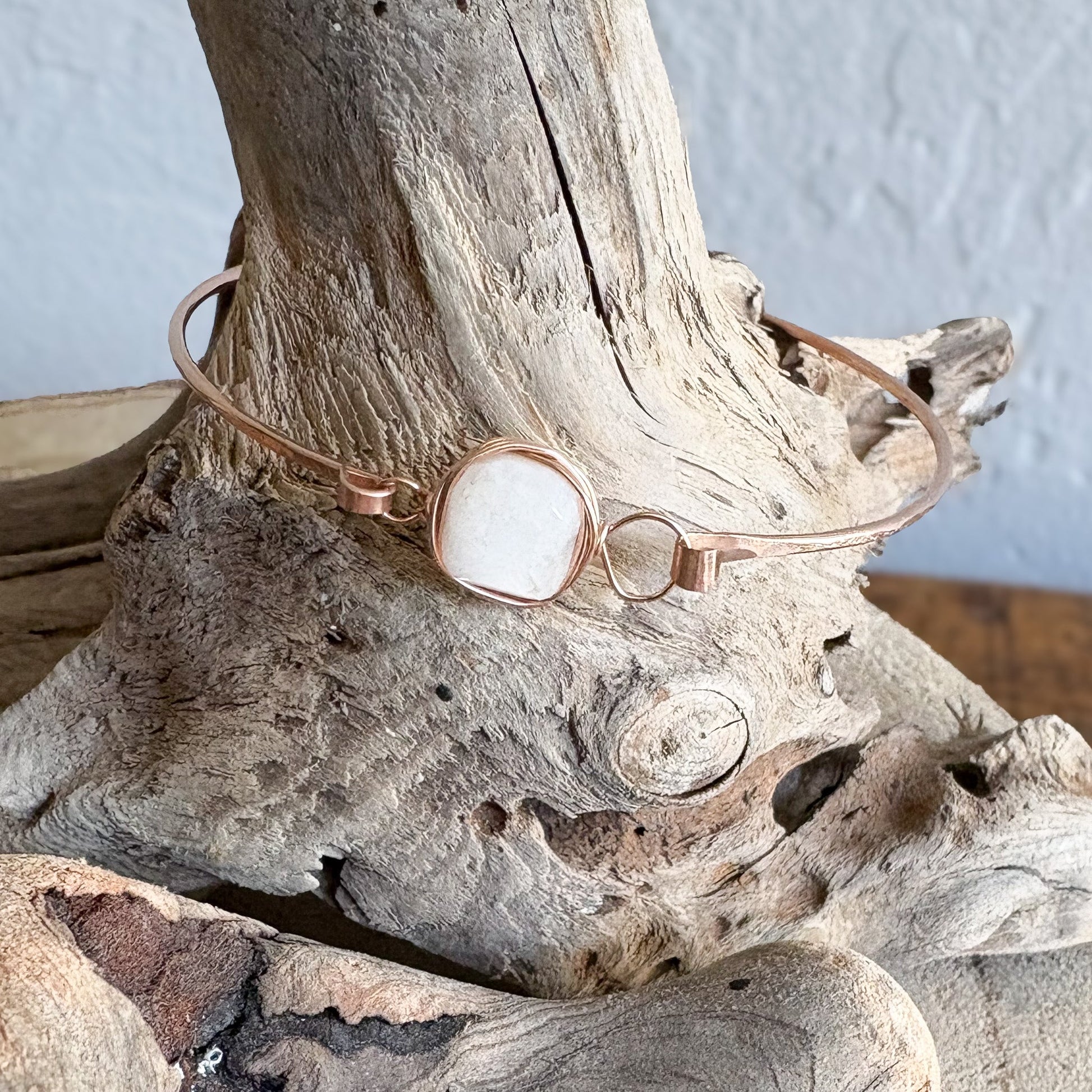modern minimalist bracelet, boho jewelry, moonstone crystal jewelry