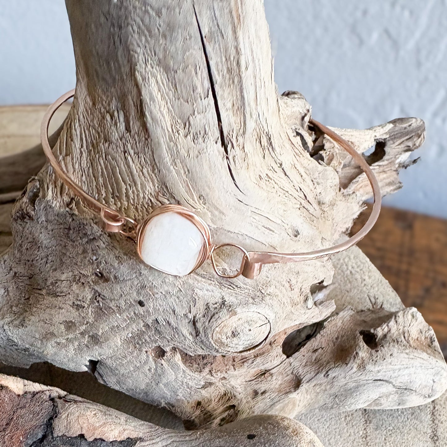 moonstone layering bracelet