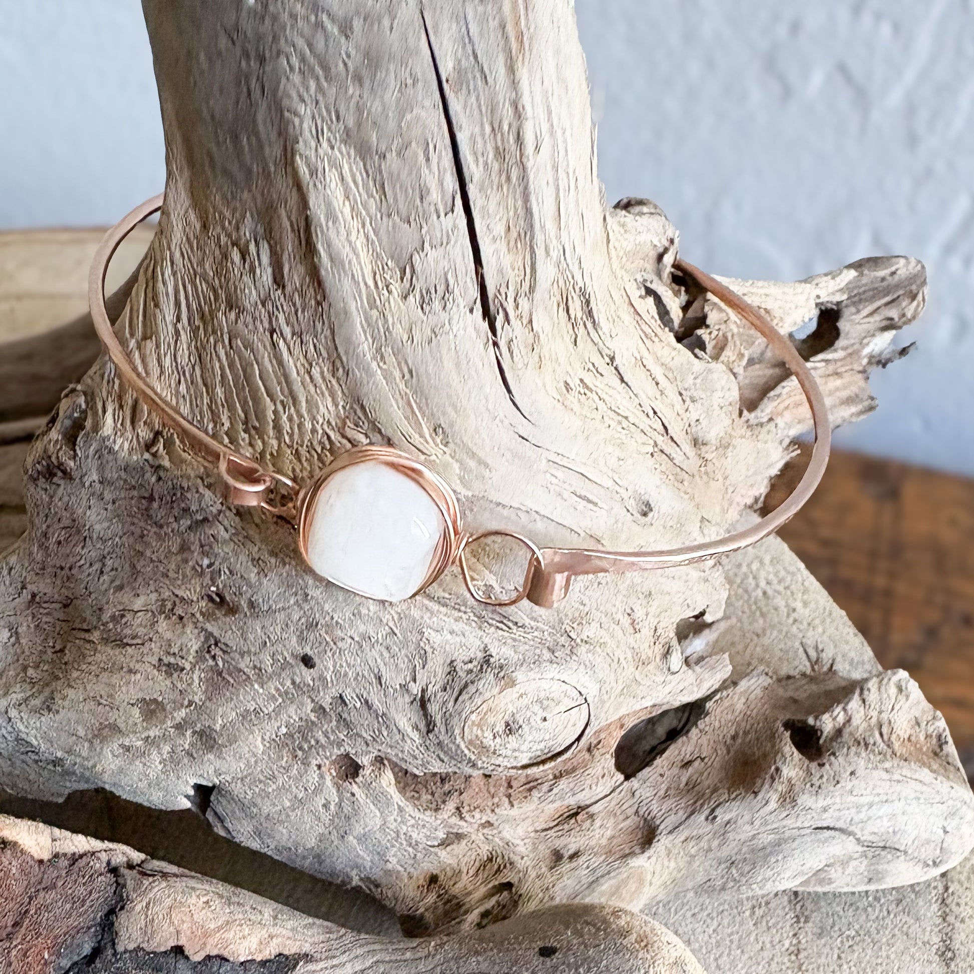 moonstone layering bracelet