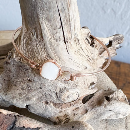 moonstone layering bracelet