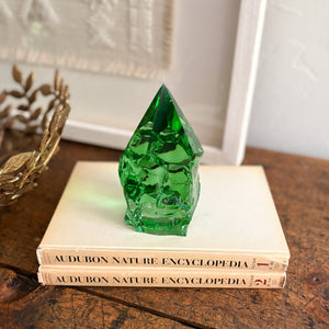 green glass home accents