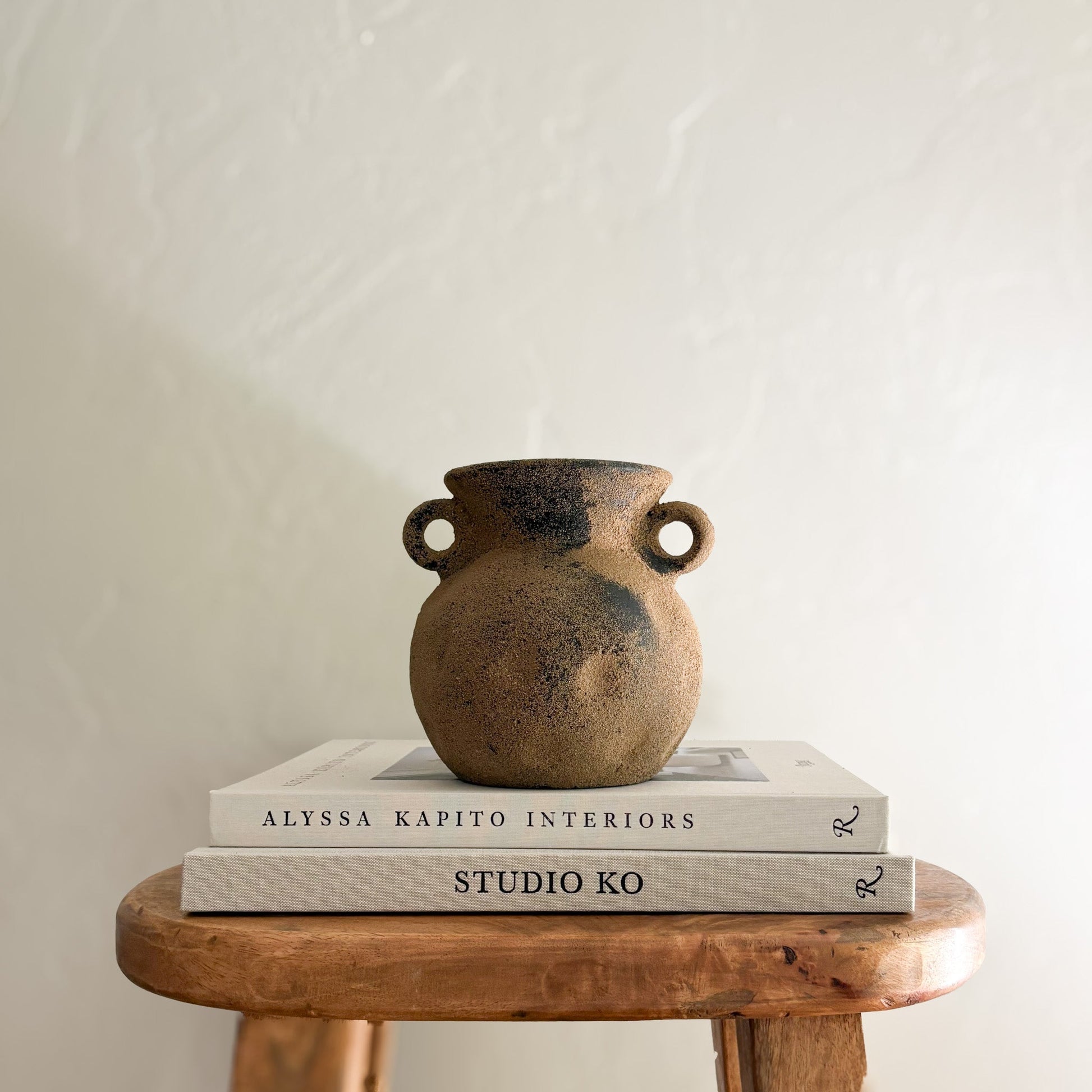 decorative brown vase