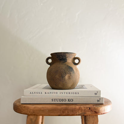 decorative brown vase