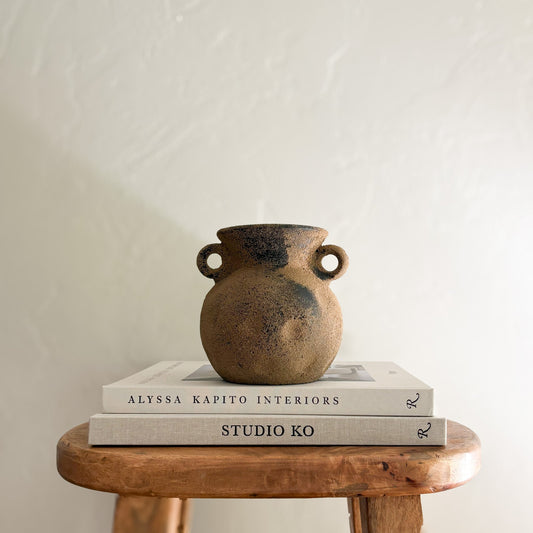 decorative brown vase