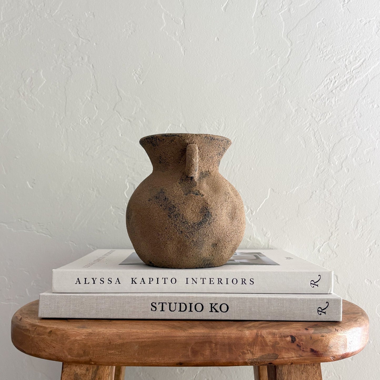 decorative rustic brown vase