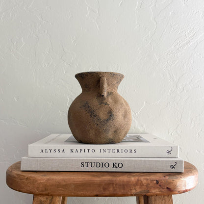 decorative rustic brown vase