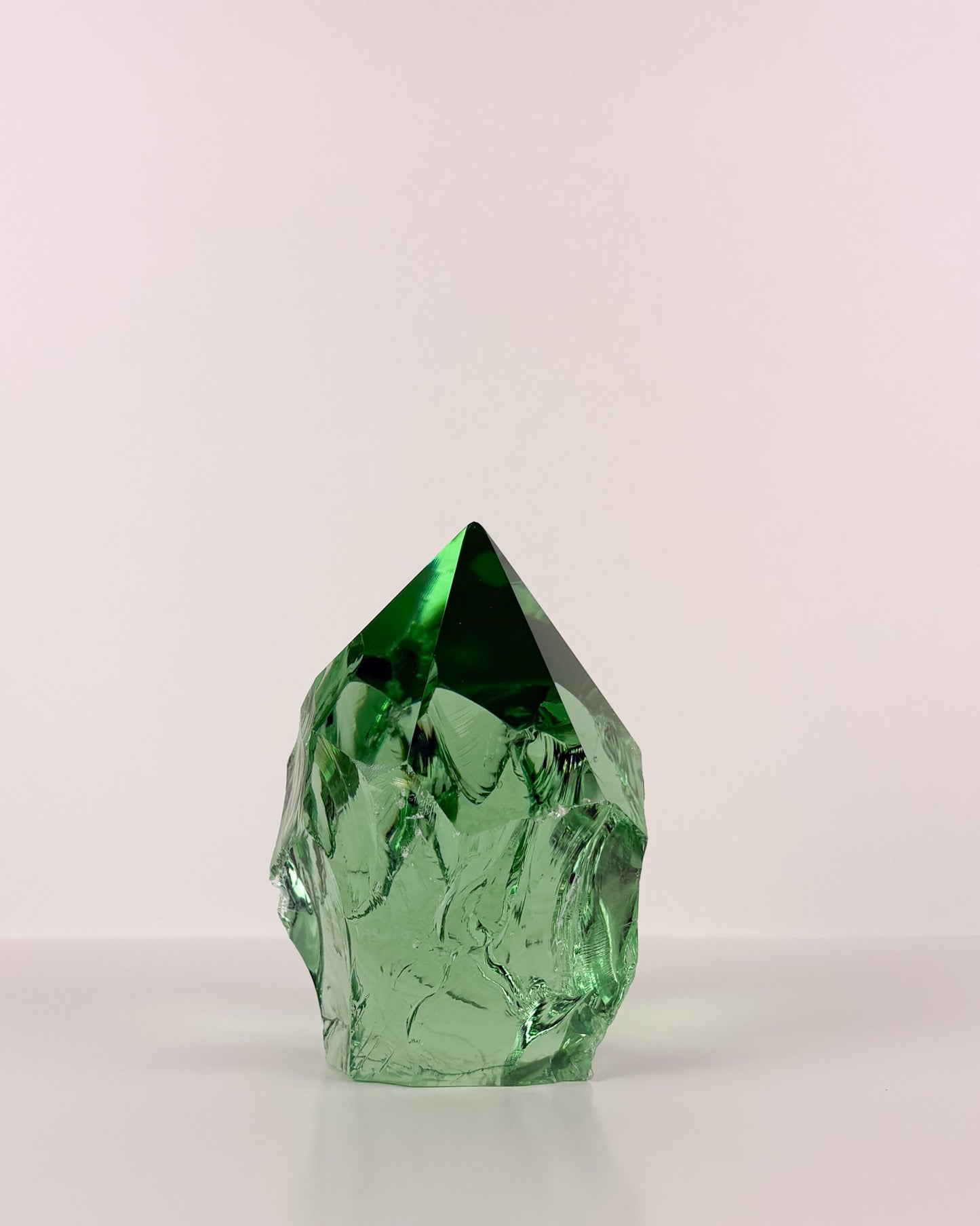 Rustic Green Glass Point