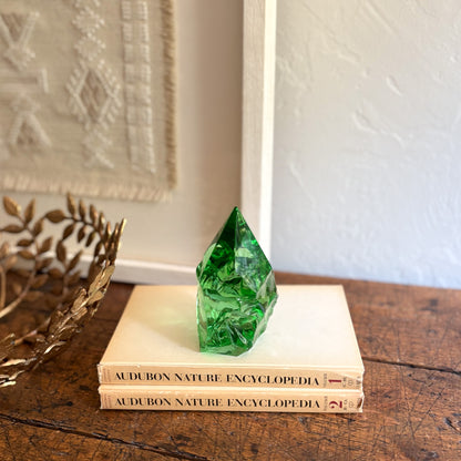 modern green glass home decor