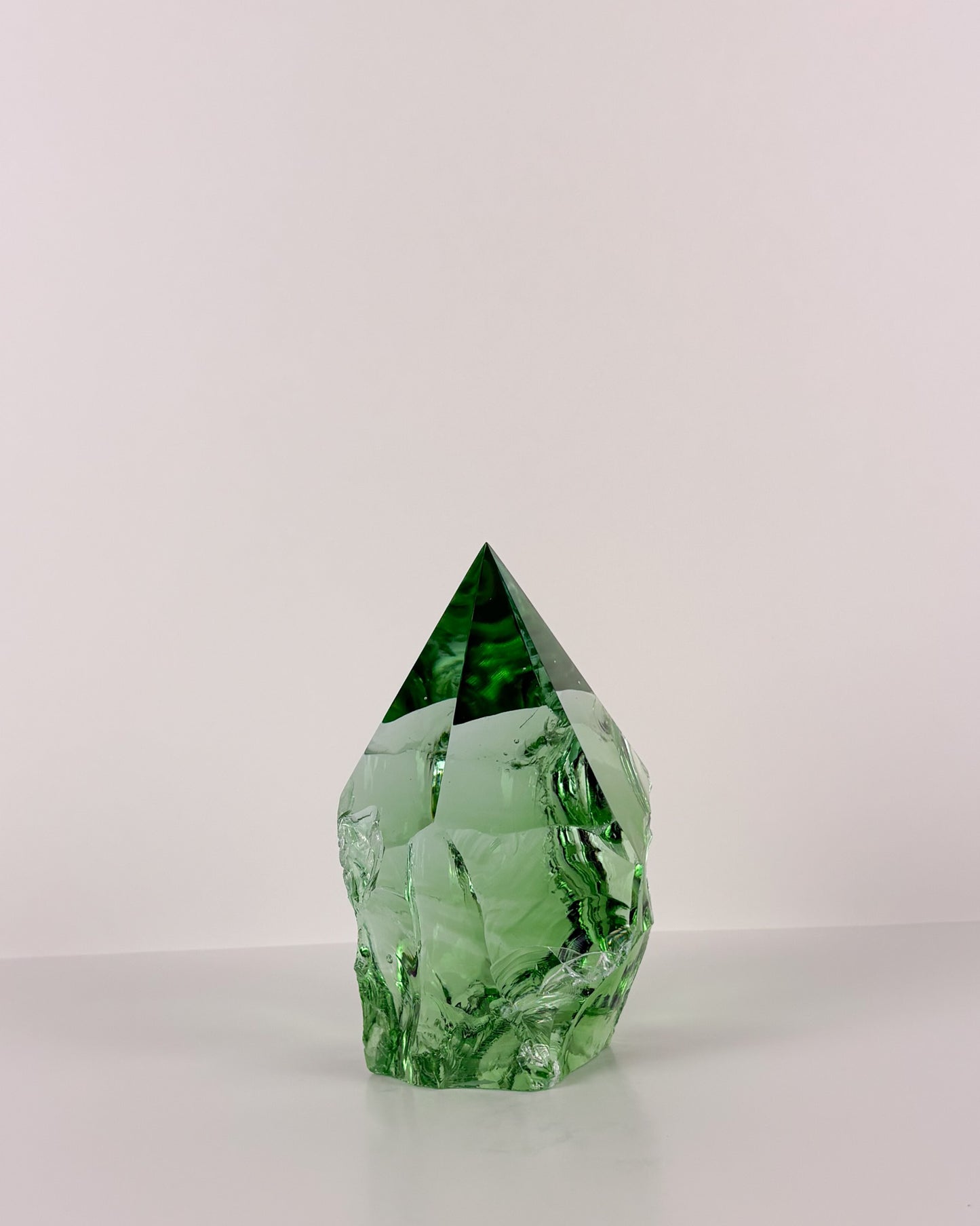 Rustic Green Glass Point
