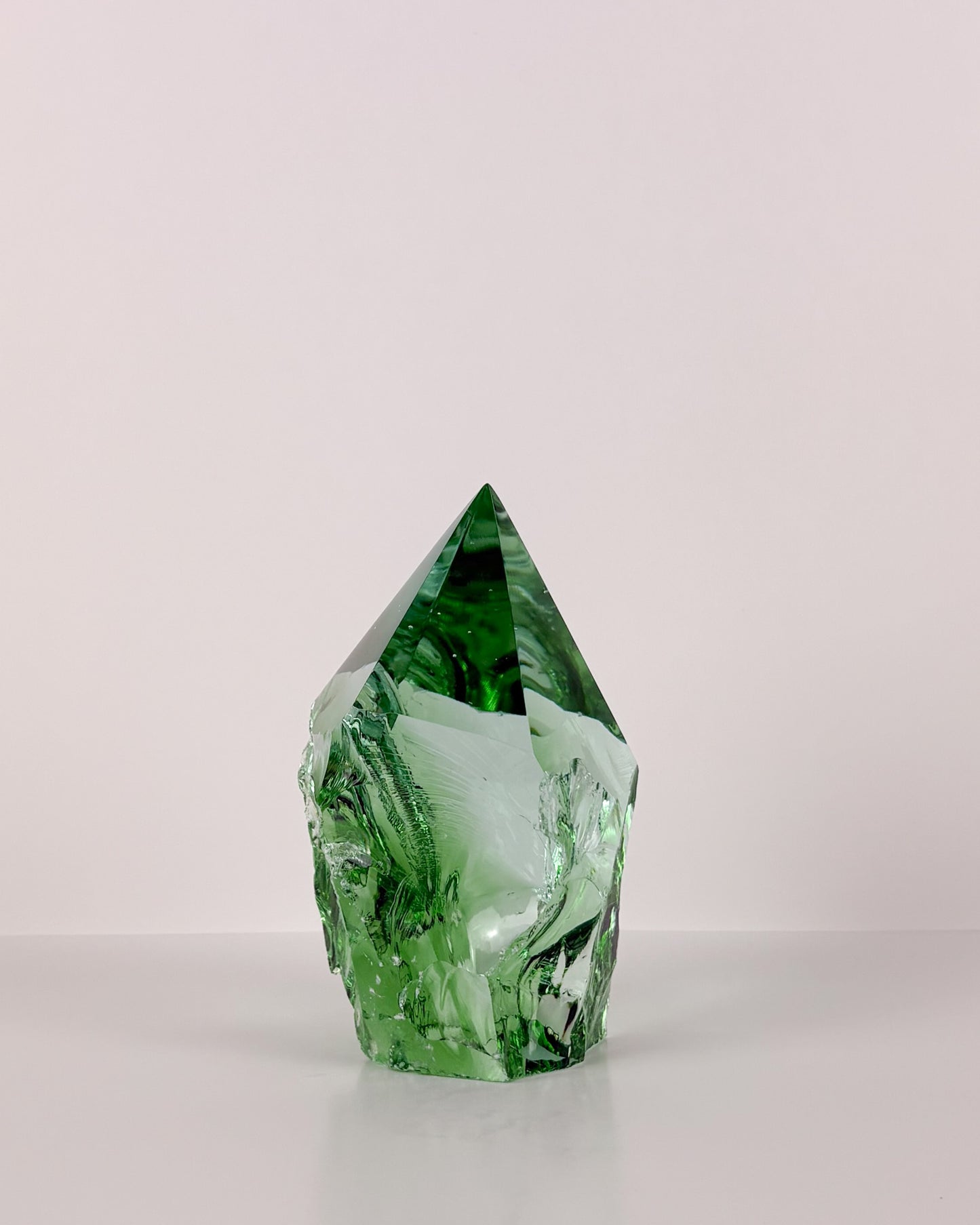 Rustic Green Glass Point