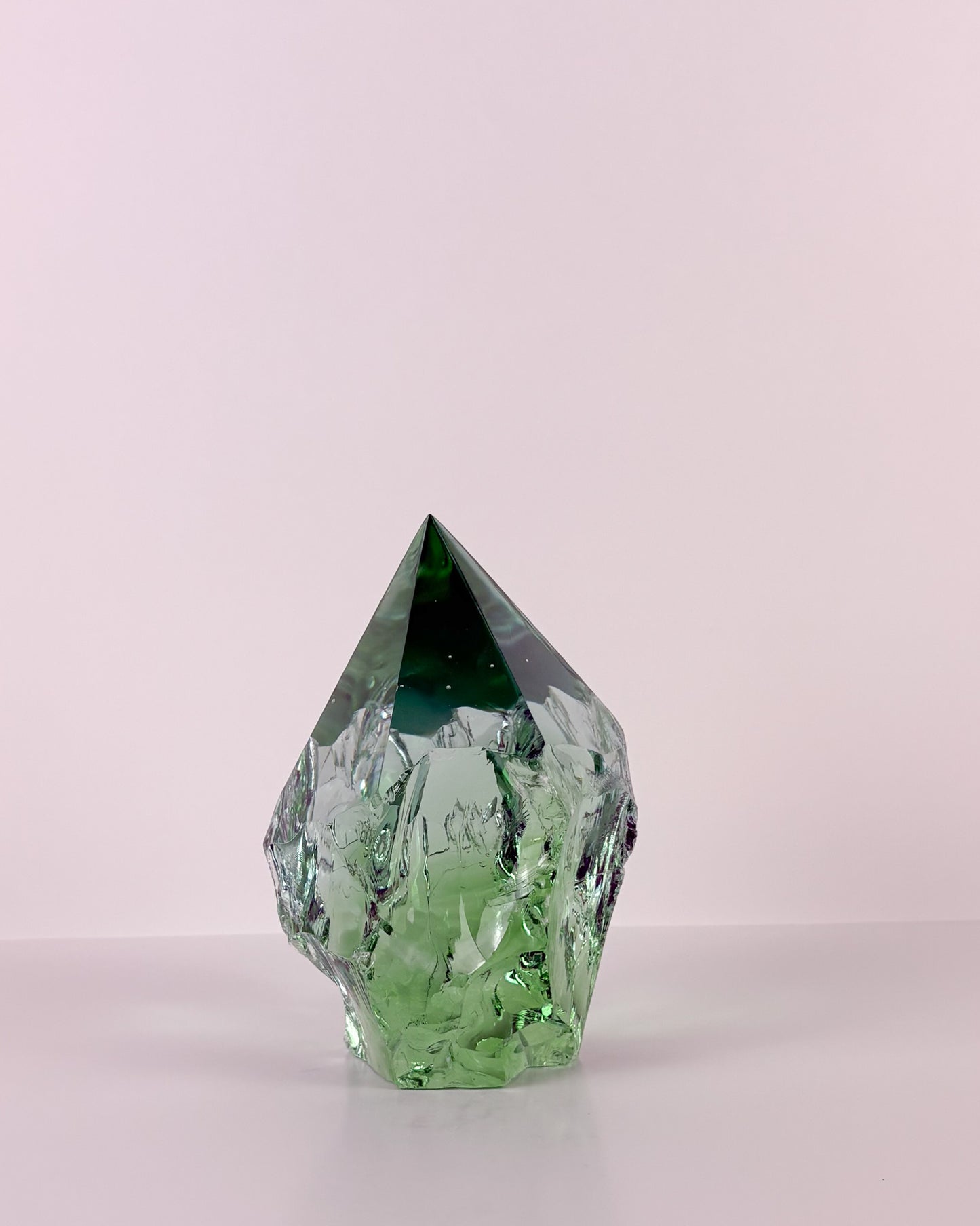 Rustic Green Glass Point