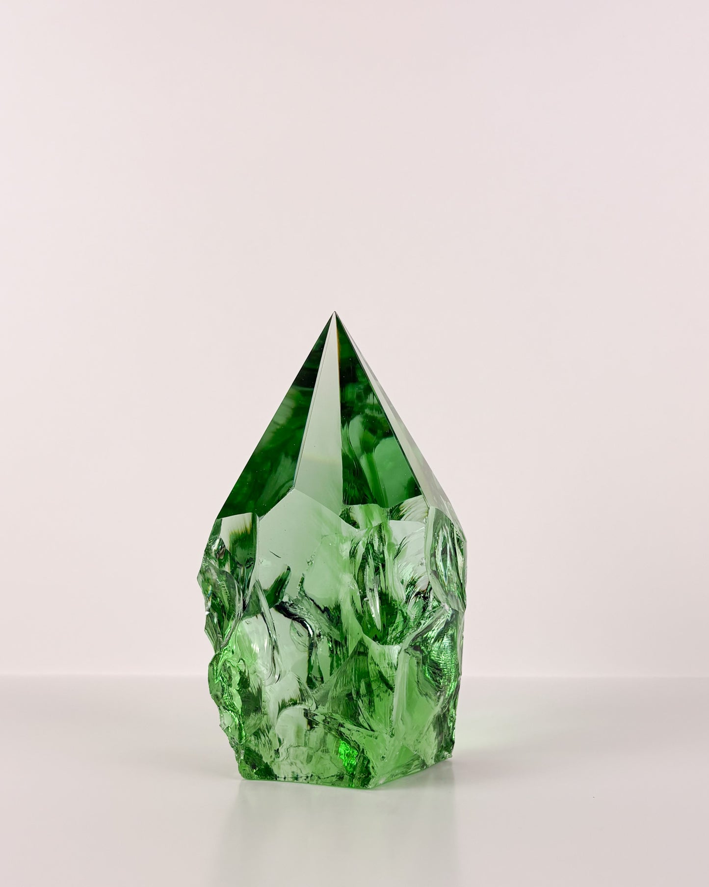 Rustic Green Glass Point