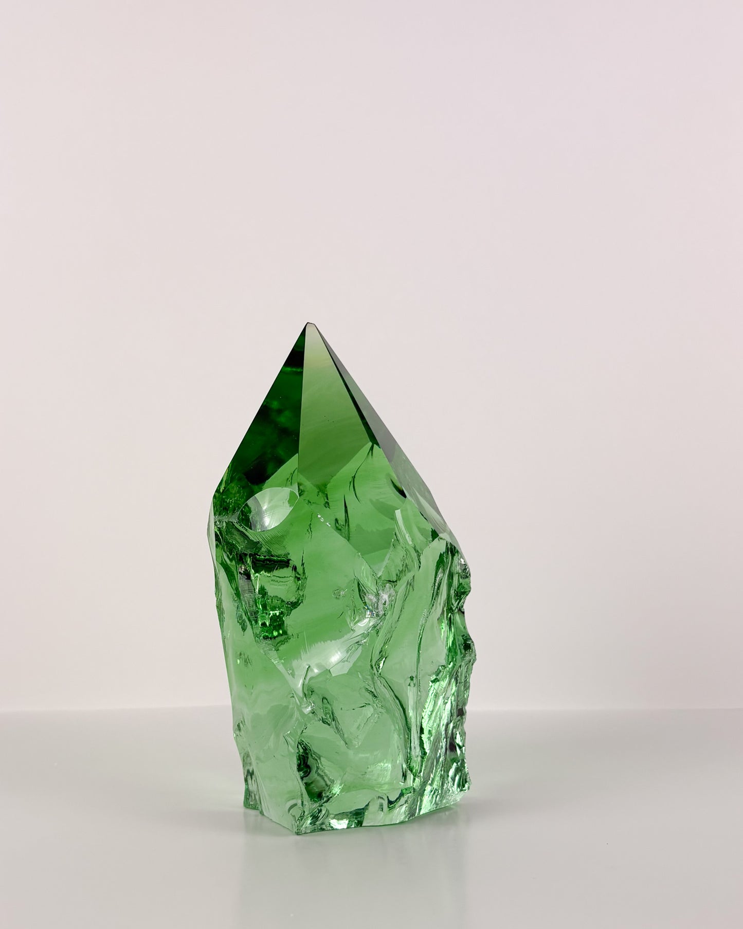 Rustic Green Glass Point