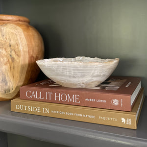 small white onyx bowl