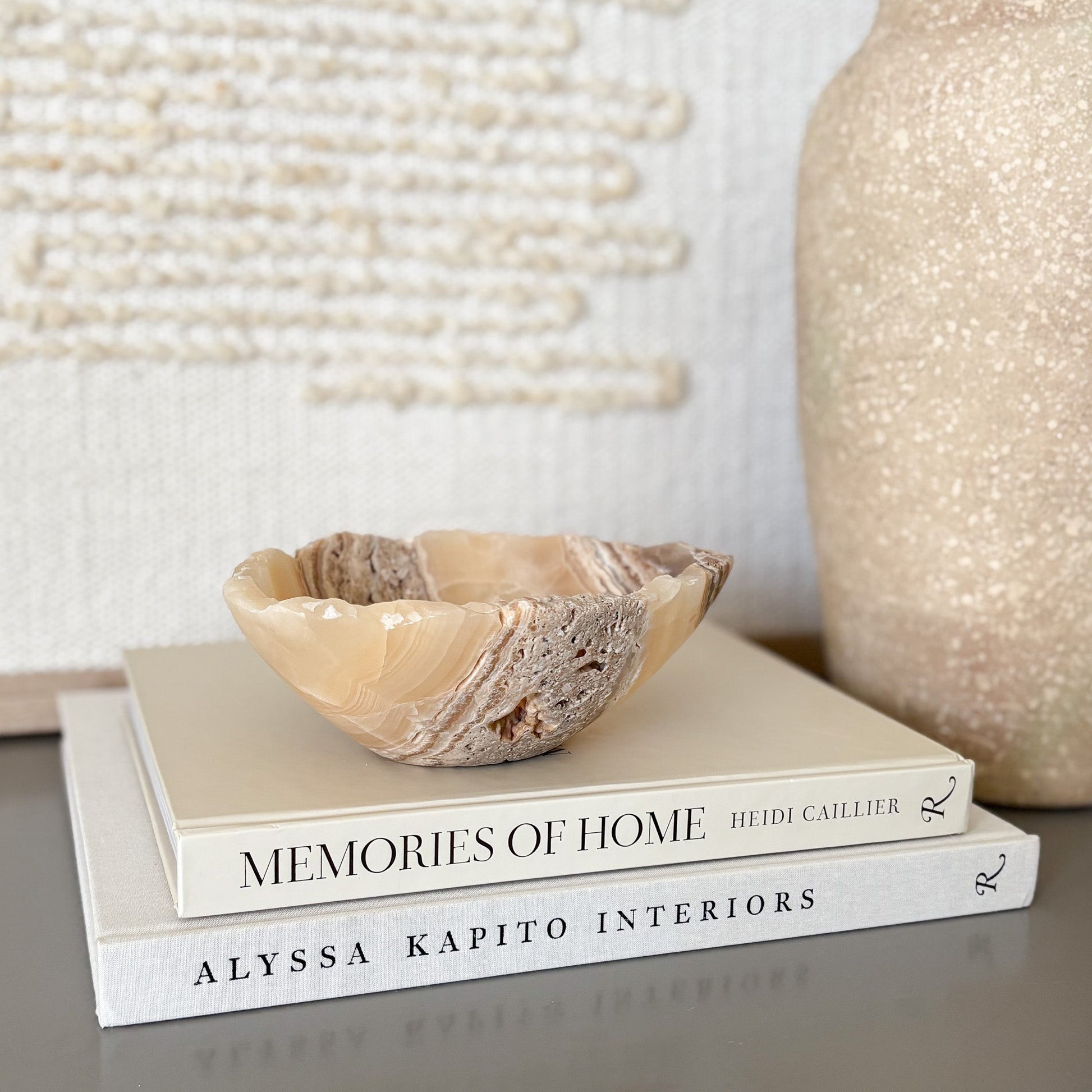 onyx home decor, modern organic home accents