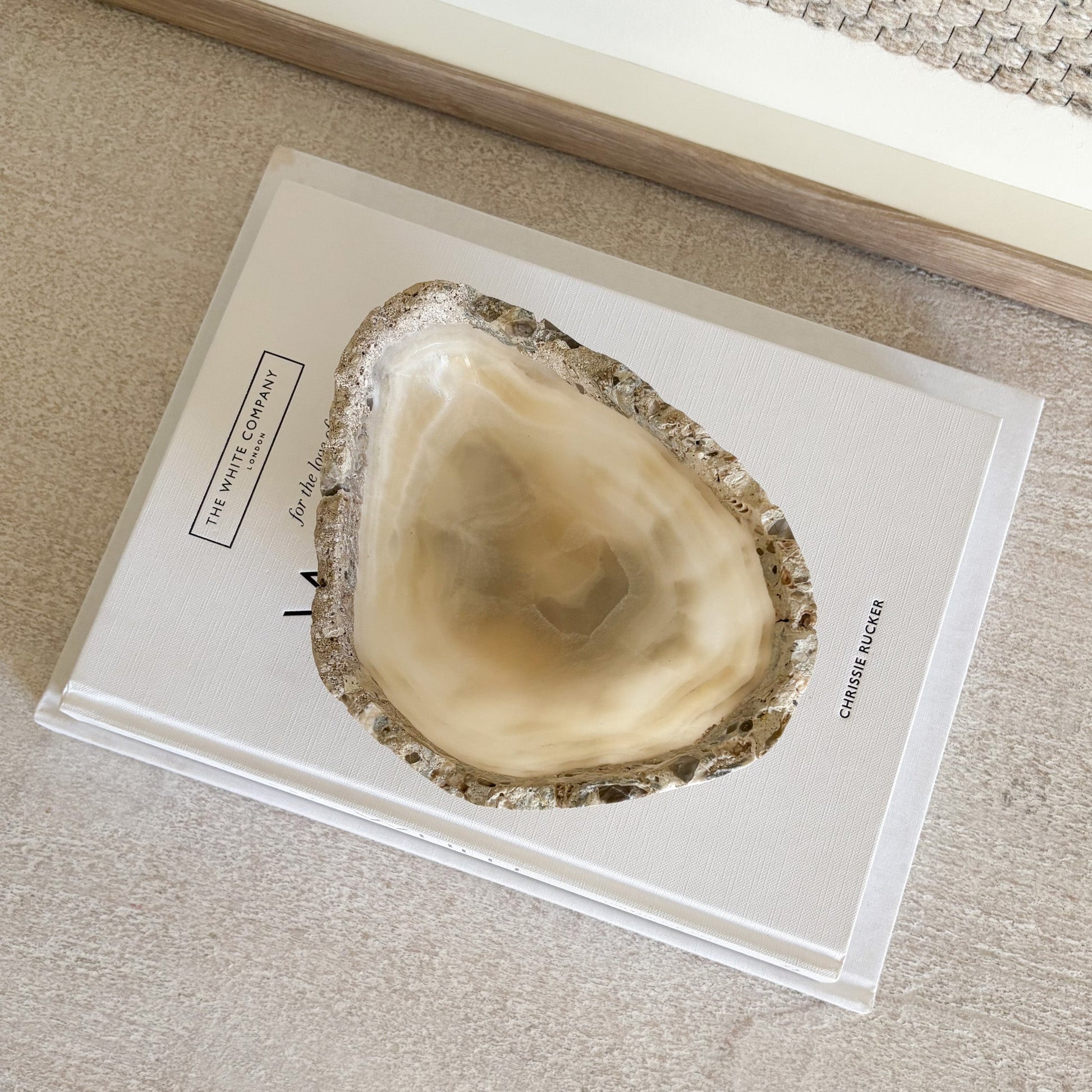 beige mexican onyx bowl