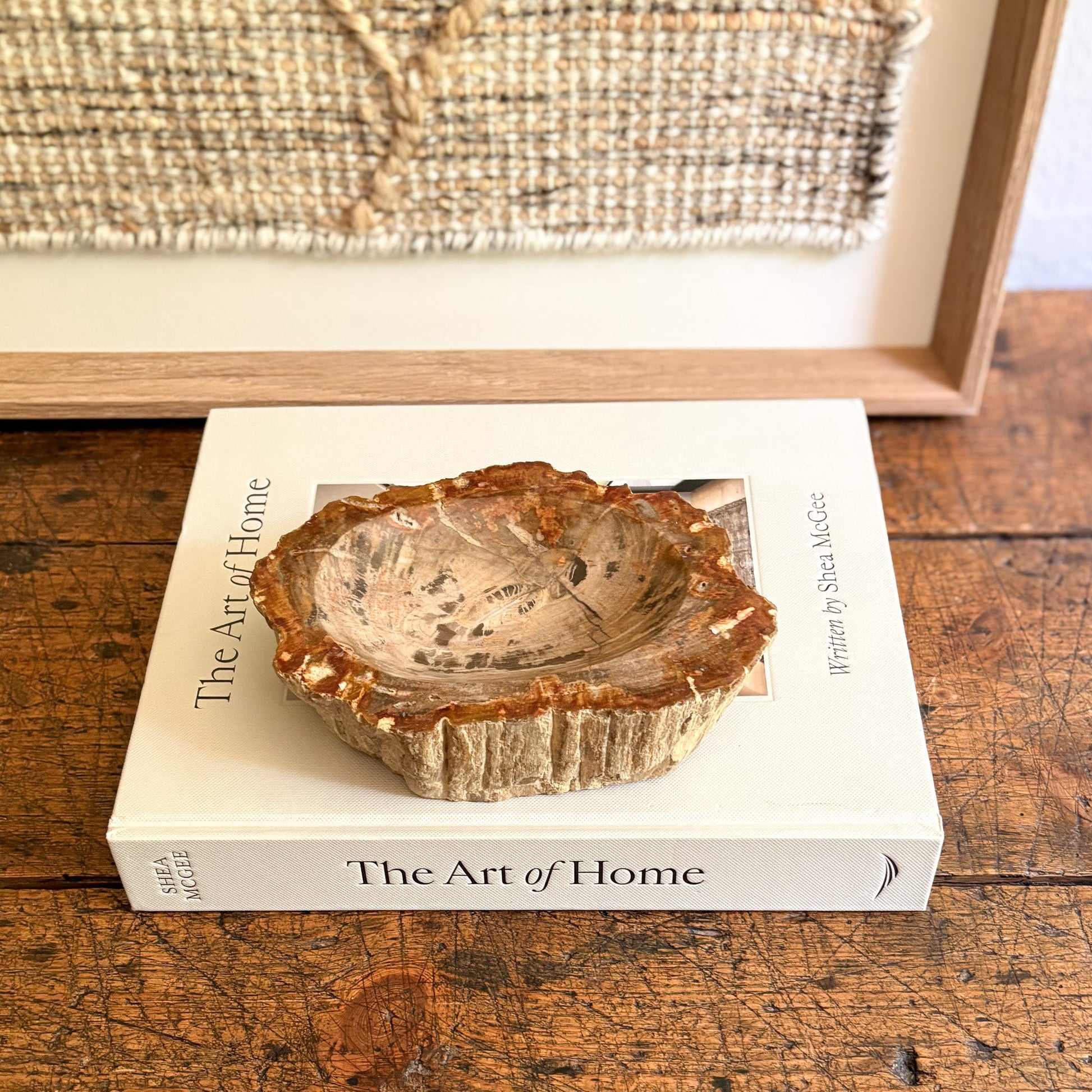 petrified wood home decor