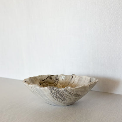 Small artisan onyx bowl for keys, jewelry, or crystals