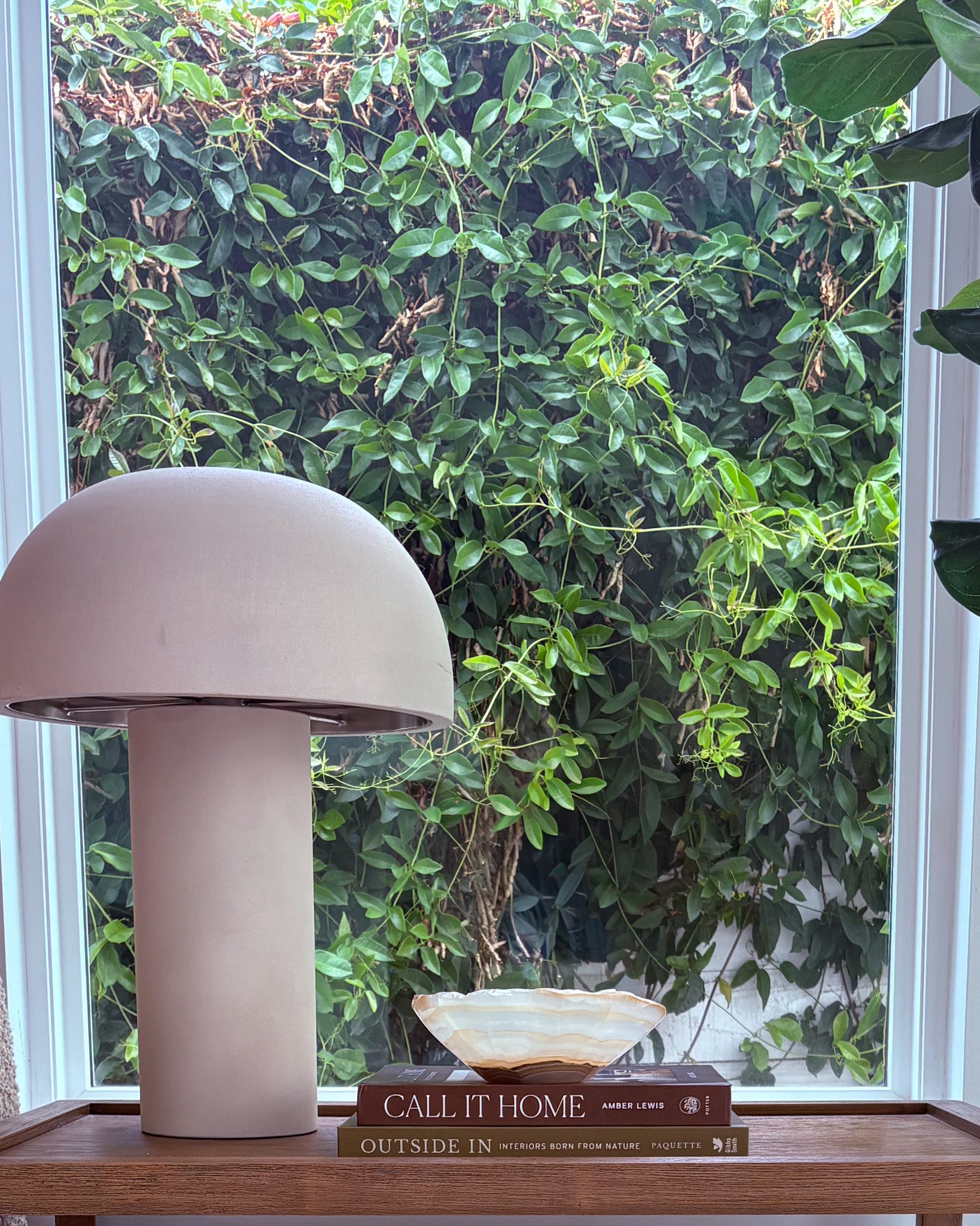 Hand carved amber onyx bowl crafted from genuine natural stone for luxury home décor